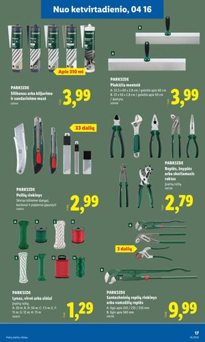 LIDL ne maisto prekių leidinys nuo balandžio 13 d.