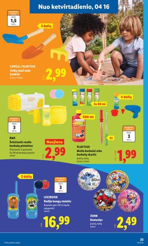 LIDL ne maisto prekių leidinys nuo balandžio 13 d.