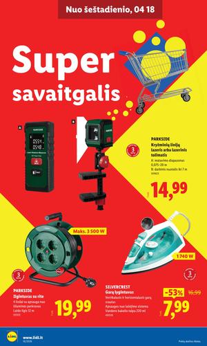 LIDL ne maisto prekių leidinys nuo balandžio 13 d.