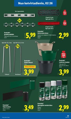 LIDL ne maisto prekių leidinys nuo vasario 23 d.