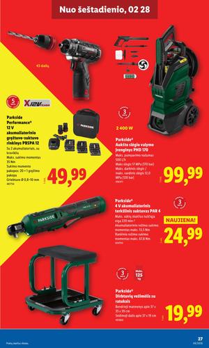 LIDL ne maisto prekių leidinys nuo vasario 23 d.