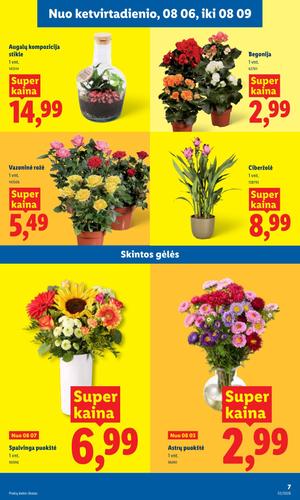 LIDL maisto akcijų leidinys nuo rugpjūčio 3 d.