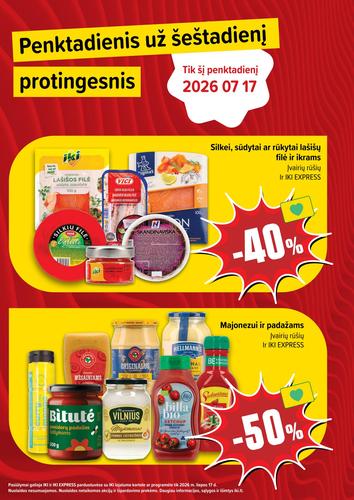 IKI akcijų leidinys Nr. 29 nuo liepos 13 d.