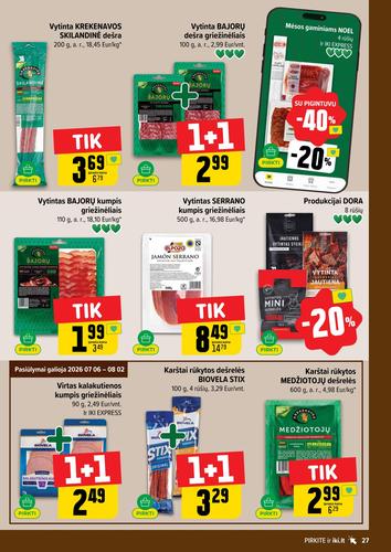 IKI akcijų leidinys Nr. 29 nuo liepos 13 d.