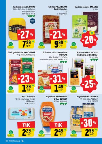 IKI akcijų leidinys Nr. 29 nuo liepos 13 d.
