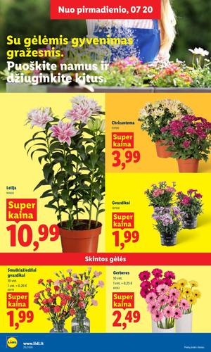 LIDL maisto akcijų leidinys nuo liepos 20 d.