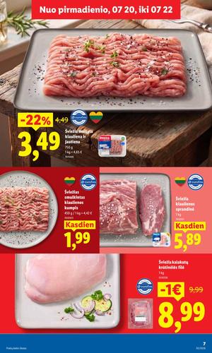 LIDL maisto akcijų leidinys nuo liepos 20 d.