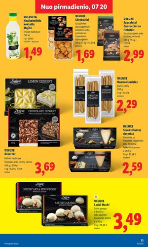 LIDL maisto akcijų leidinys nuo liepos 20 d.
