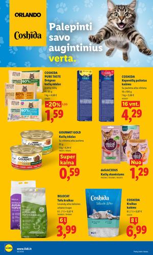 LIDL maisto akcijų leidinys nuo liepos 20 d.