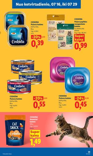 LIDL maisto akcijų leidinys nuo liepos 20 d.