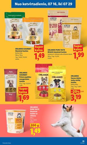 LIDL maisto akcijų leidinys nuo liepos 20 d.