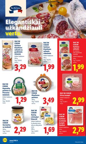 LIDL maisto akcijų leidinys nuo liepos 20 d.