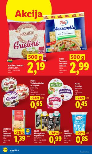 LIDL maisto akcijų leidinys nuo liepos 20 d.