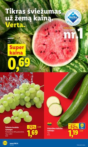 LIDL maisto akcijų leidinys nuo liepos 20 d.