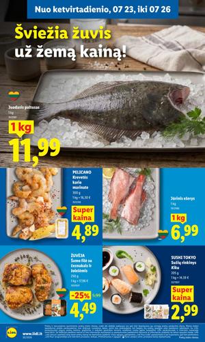 LIDL maisto akcijų leidinys nuo liepos 20 d.