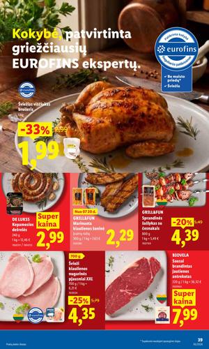 LIDL maisto akcijų leidinys nuo liepos 20 d.