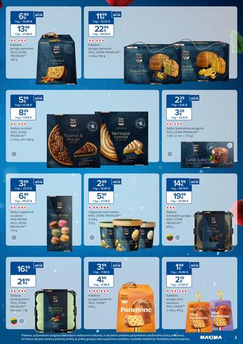 MAXIMA akcijų leidinys "Daugiau laiko Kalėdoms" nuo gruodžio 2 d.