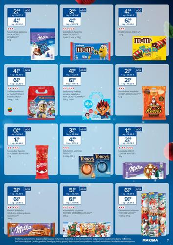 MAXIMA akcijų leidinys "Daugiau laiko Kalėdoms" nuo gruodžio 2 d.