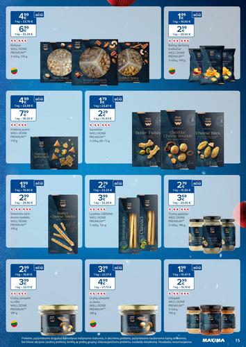 MAXIMA akcijų leidinys "Daugiau laiko Kalėdoms" nuo gruodžio 2 d.