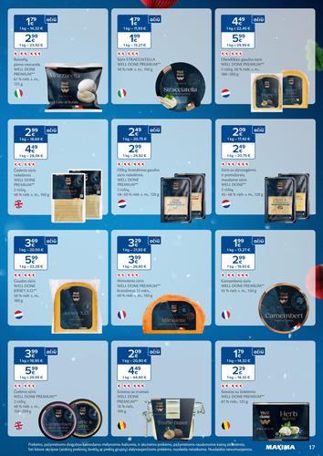 MAXIMA akcijų leidinys "Daugiau laiko Kalėdoms" nuo gruodžio 2 d.