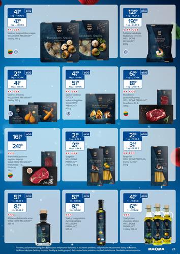 MAXIMA akcijų leidinys "Daugiau laiko Kalėdoms" nuo gruodžio 2 d.