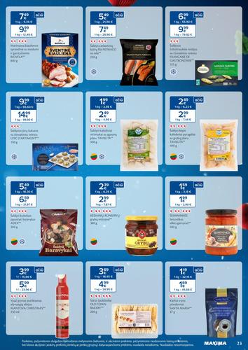 MAXIMA akcijų leidinys "Daugiau laiko Kalėdoms" nuo gruodžio 2 d.