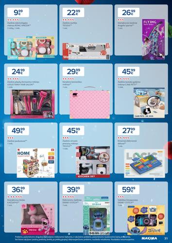 MAXIMA akcijų leidinys "Daugiau laiko Kalėdoms" nuo gruodžio 2 d.