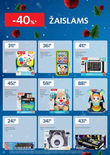 MAXIMA akcijų leidinys "Daugiau laiko Kalėdoms" nuo gruodžio 2 d.