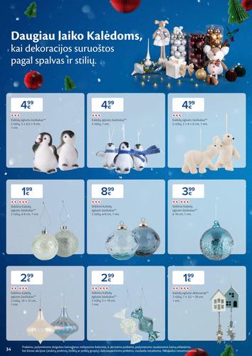 MAXIMA akcijų leidinys "Daugiau laiko Kalėdoms" nuo gruodžio 2 d.