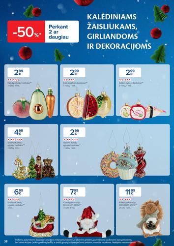 MAXIMA akcijų leidinys "Daugiau laiko Kalėdoms" nuo gruodžio 2 d.