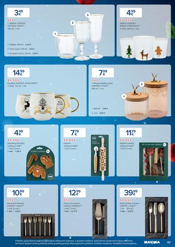 MAXIMA akcijų leidinys "Daugiau laiko Kalėdoms" nuo gruodžio 2 d.