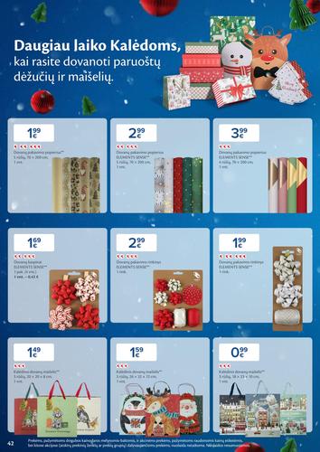 MAXIMA akcijų leidinys "Daugiau laiko Kalėdoms" nuo gruodžio 2 d.
