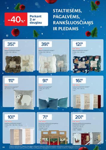 MAXIMA akcijų leidinys "Daugiau laiko Kalėdoms" nuo gruodžio 2 d.