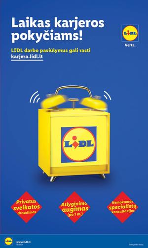 LIDL maisto akcijų leidinys nuo kovo 16 d.