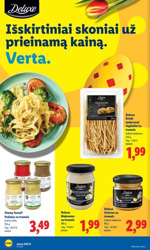 LIDL maisto akcijų leidinys nuo kovo 16 d.
