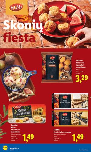 LIDL maisto akcijų leidinys nuo kovo 16 d.