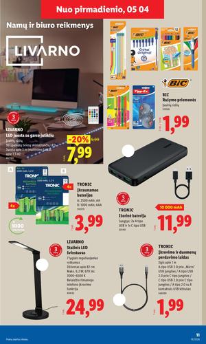LIDL ne maisto prekių leidinys nuo gegužės 4 d.