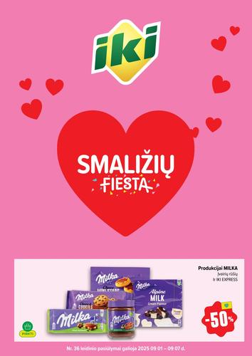 IKI akcijų leidinys "Smaližių fiesta" nuo rugsėjo 1 d.