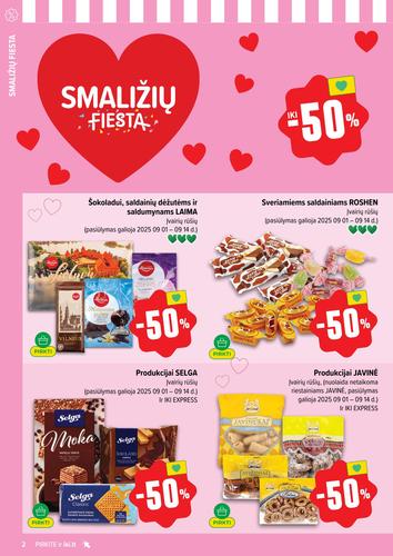 IKI akcijų leidinys "Smaližių fiesta" nuo rugsėjo 1 d.