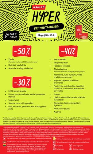 RIMI akcijų leidinys Nr. 33 nuo rugpjūčio 11 d.