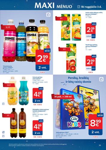 MAXIMA akcijų leidinys "MAXI MĖNUO" nuo liepos 7 d.