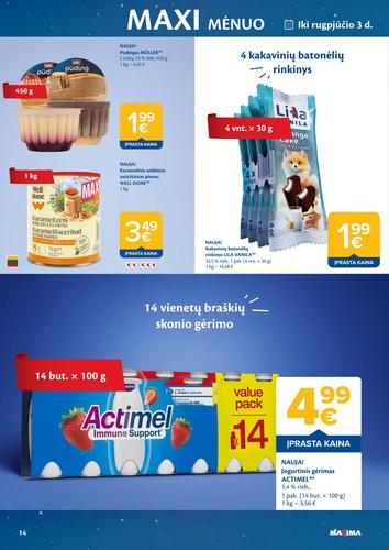MAXIMA akcijų leidinys "MAXI MĖNUO" nuo liepos 7 d.