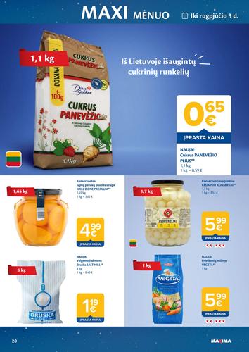 MAXIMA akcijų leidinys "MAXI MĖNUO" nuo liepos 7 d.