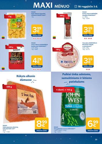 MAXIMA akcijų leidinys "MAXI MĖNUO" nuo liepos 7 d.
