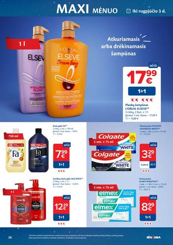 MAXIMA akcijų leidinys "MAXI MĖNUO" nuo liepos 7 d.