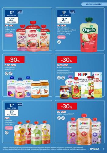 MAXIMA akcijų leidinys "Mažylių mugė" nuo sausio 7 d.