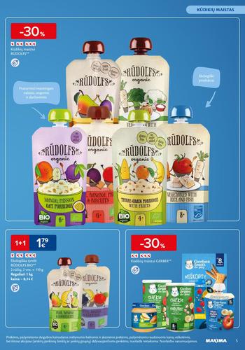 MAXIMA akcijų leidinys "Mažylių mugė" nuo sausio 7 d.