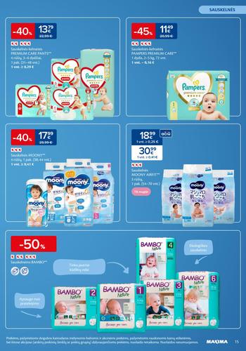 MAXIMA akcijų leidinys "Mažylių mugė" nuo sausio 7 d.