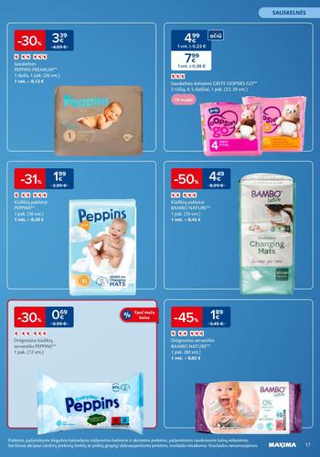 MAXIMA akcijų leidinys "Mažylių mugė" nuo sausio 7 d.