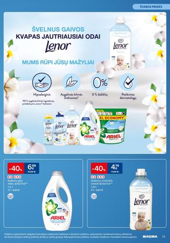 MAXIMA akcijų leidinys "Mažylių mugė" nuo sausio 7 d.